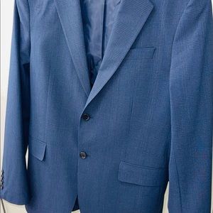 Blue Zara Suit, worn once, original price $125 (pants also being sold)